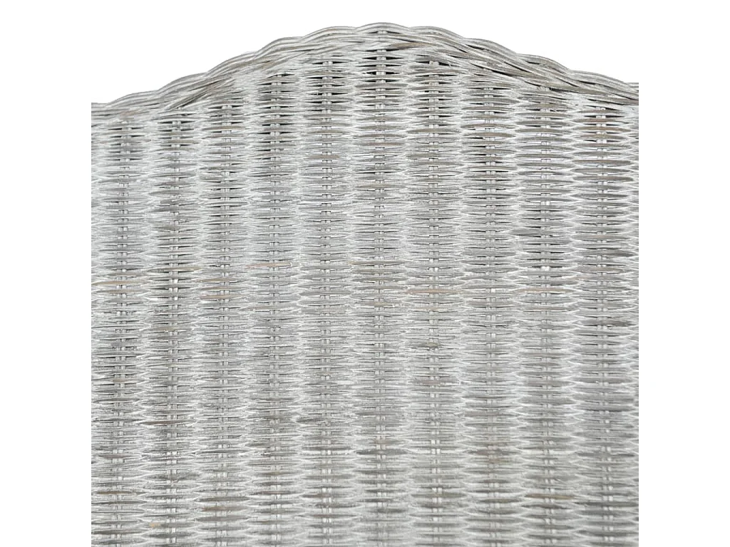 Sofá con cojín ratán natural gris y lino