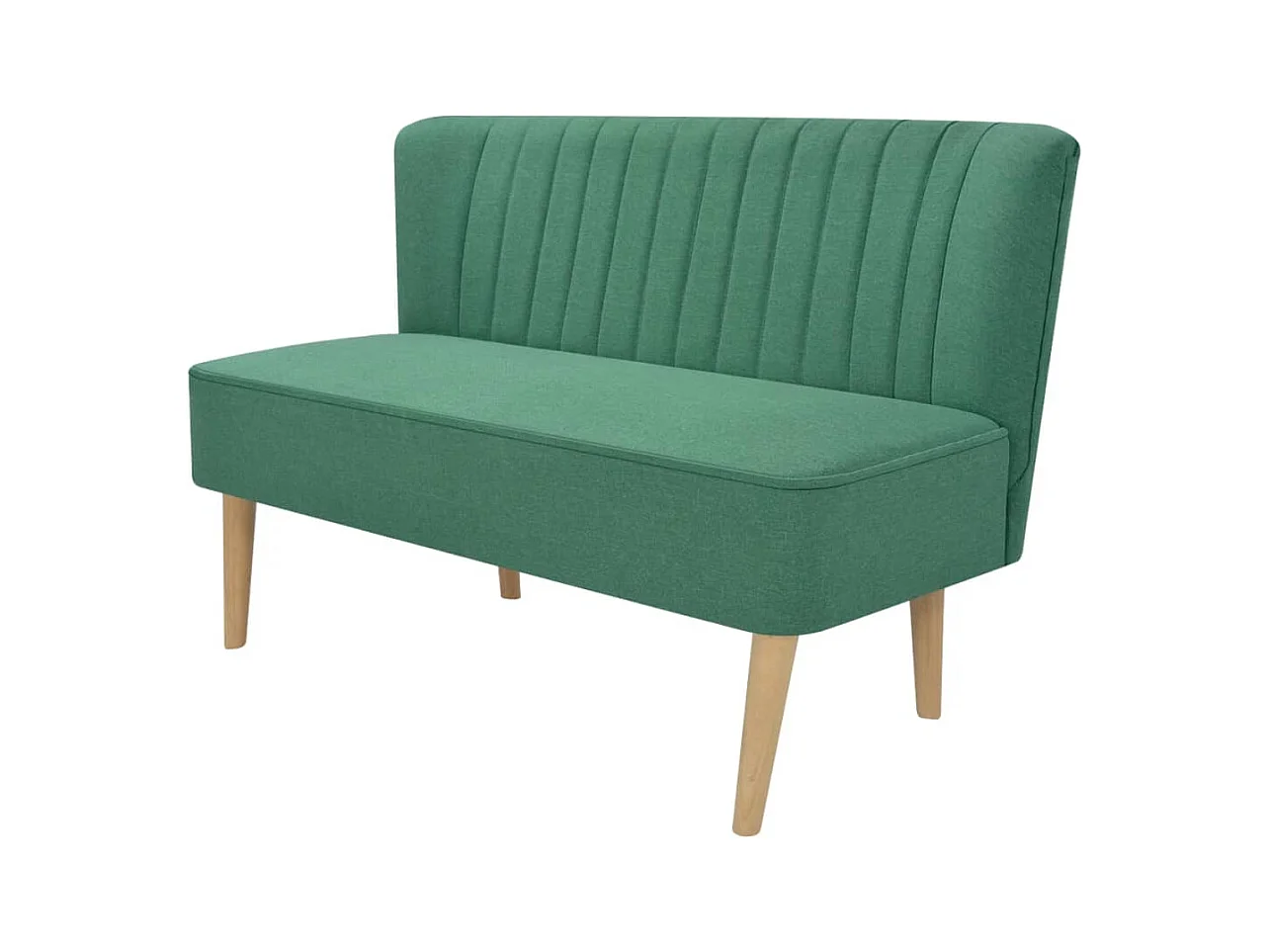 Bank 117x55,5x77 cm stof groen