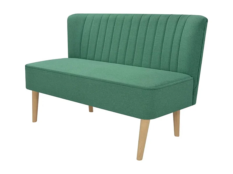 Bank 117x55,5x77 cm stof groen