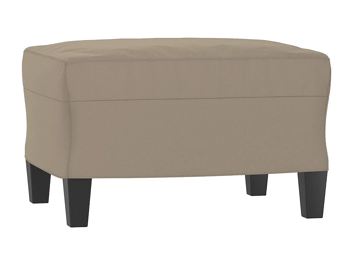 3-delige Loungeset met kussens microvezelstof taupe
