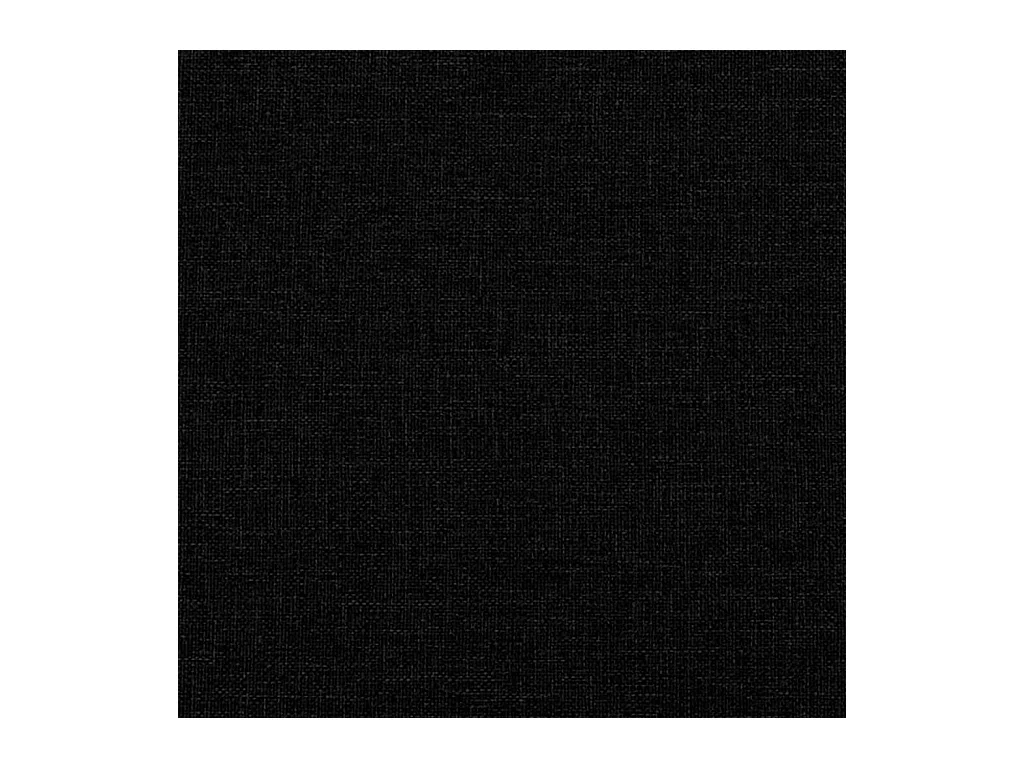Ensemble de canapés 3 pièces avec repose-pied noir tissu