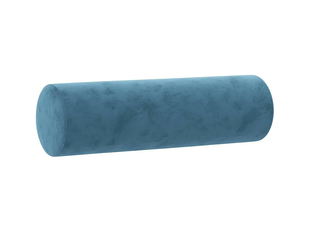 Ensemble de canapés 3 pièces avec coussins bleu velours