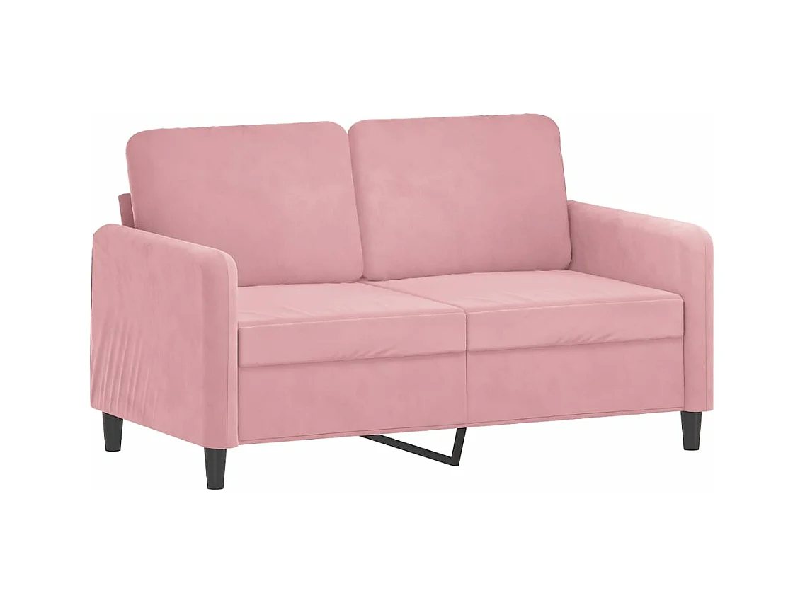 Ensemble de canapés 3 pièces rose velours