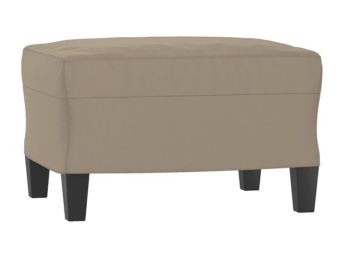 Ensemble de canapés 3 pièces avec coussins taupe tissu microfibre