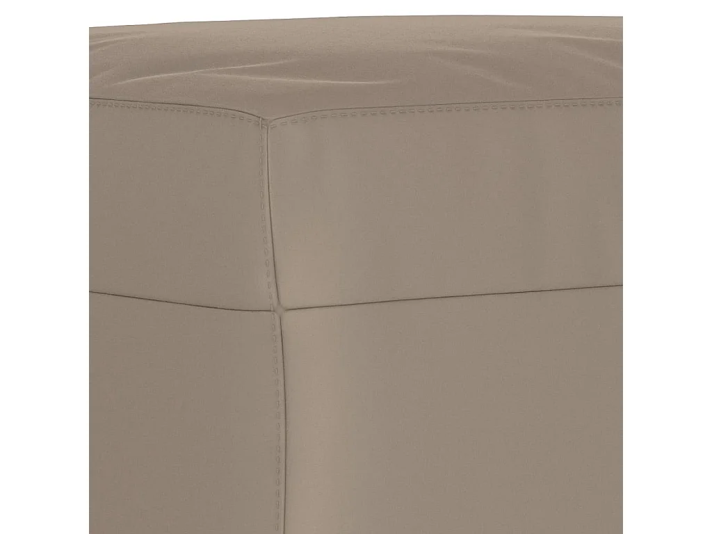 Ensemble de canapés 3 pièces avec coussins taupe tissu microfibre