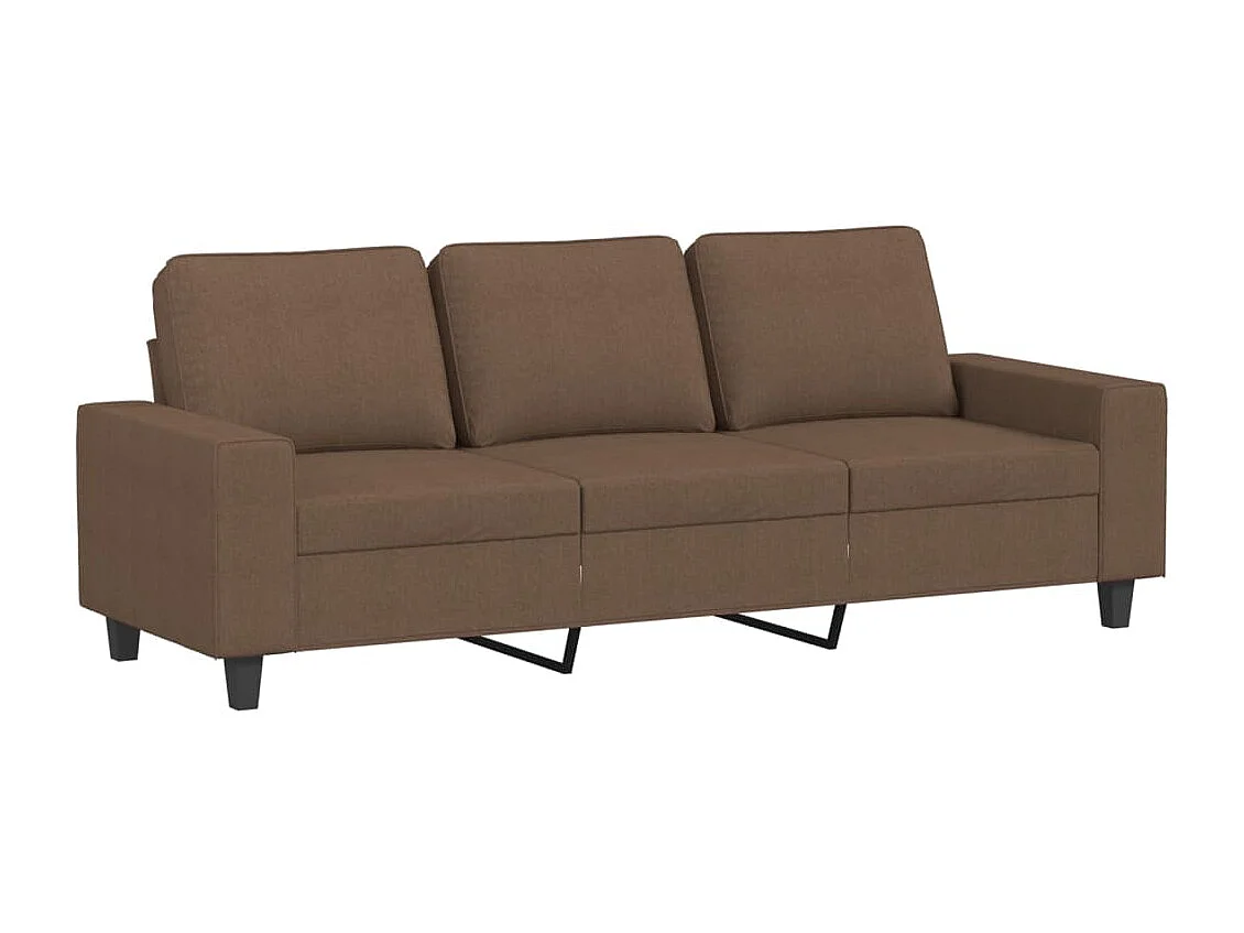 4-delige Loungeset stof bruin