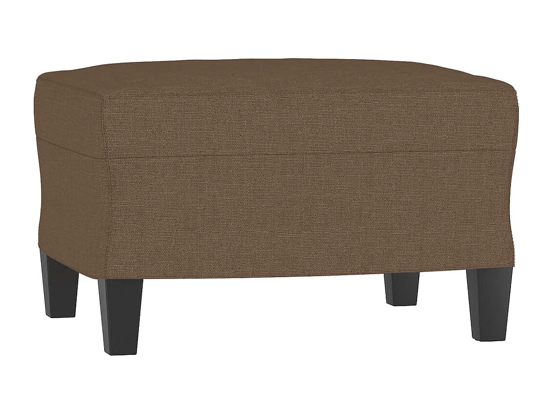 4-delige Loungeset stof bruin