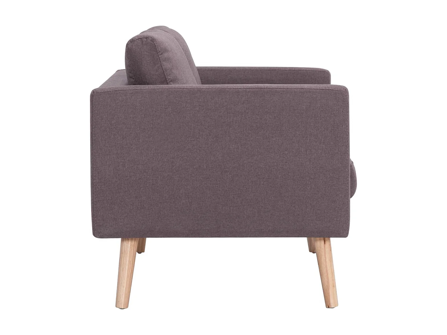 Ensemble de canapé 2 pièces Tissu Taupe