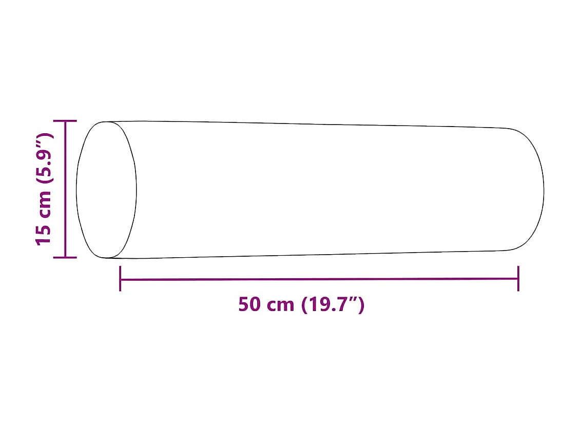 2-delige Loungeset met kussens en bolsters fluweel zwart