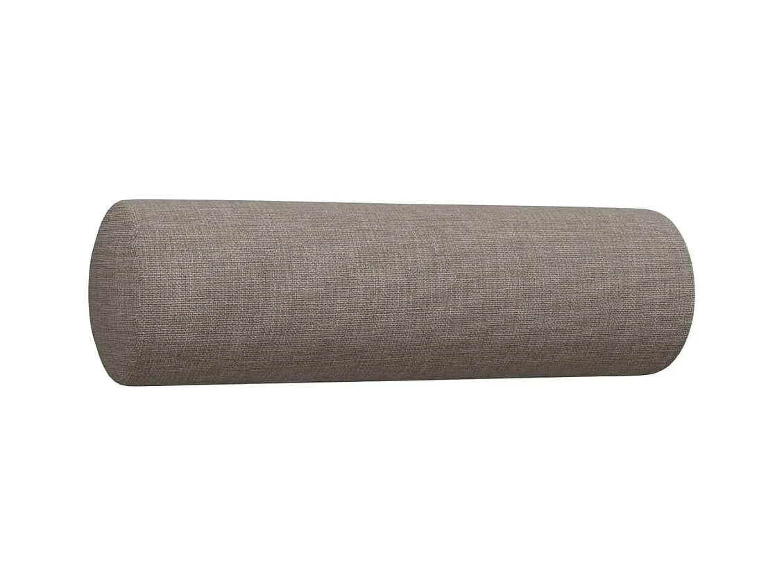 2-delige Loungeset met sierkussens stof taupe