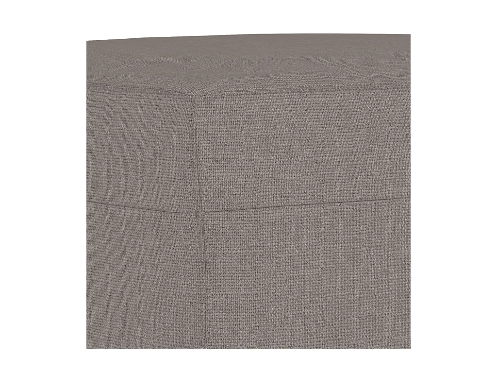 Ensemble de canapés 3 pièces avec coussins Taupe Tissu