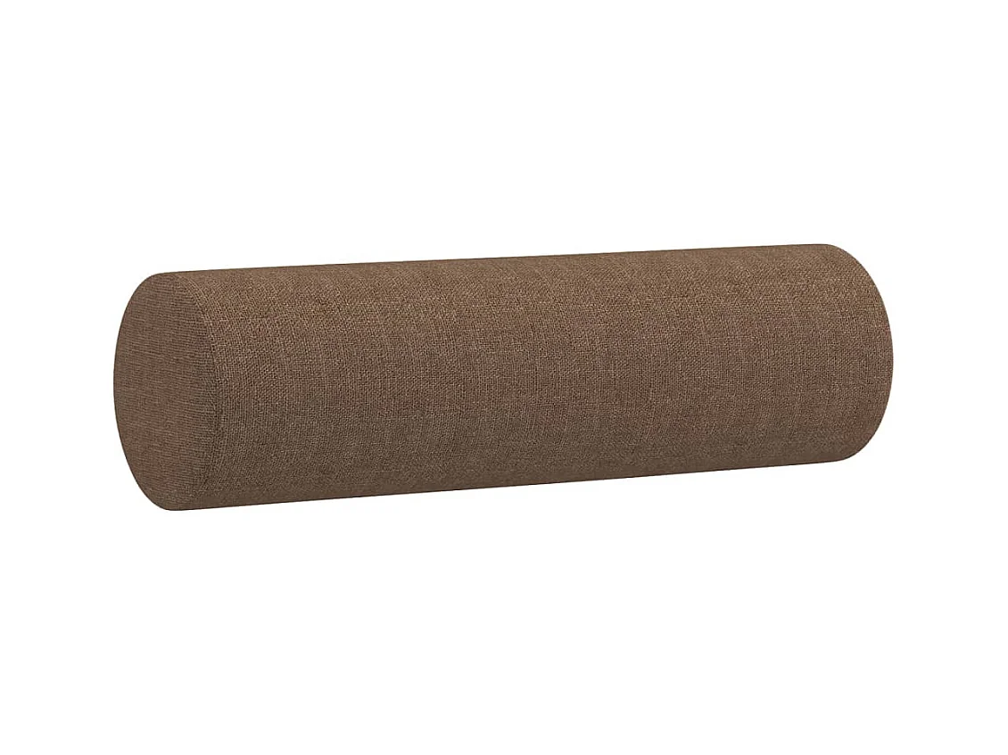 2-delige Loungeset met kussens stof bruin