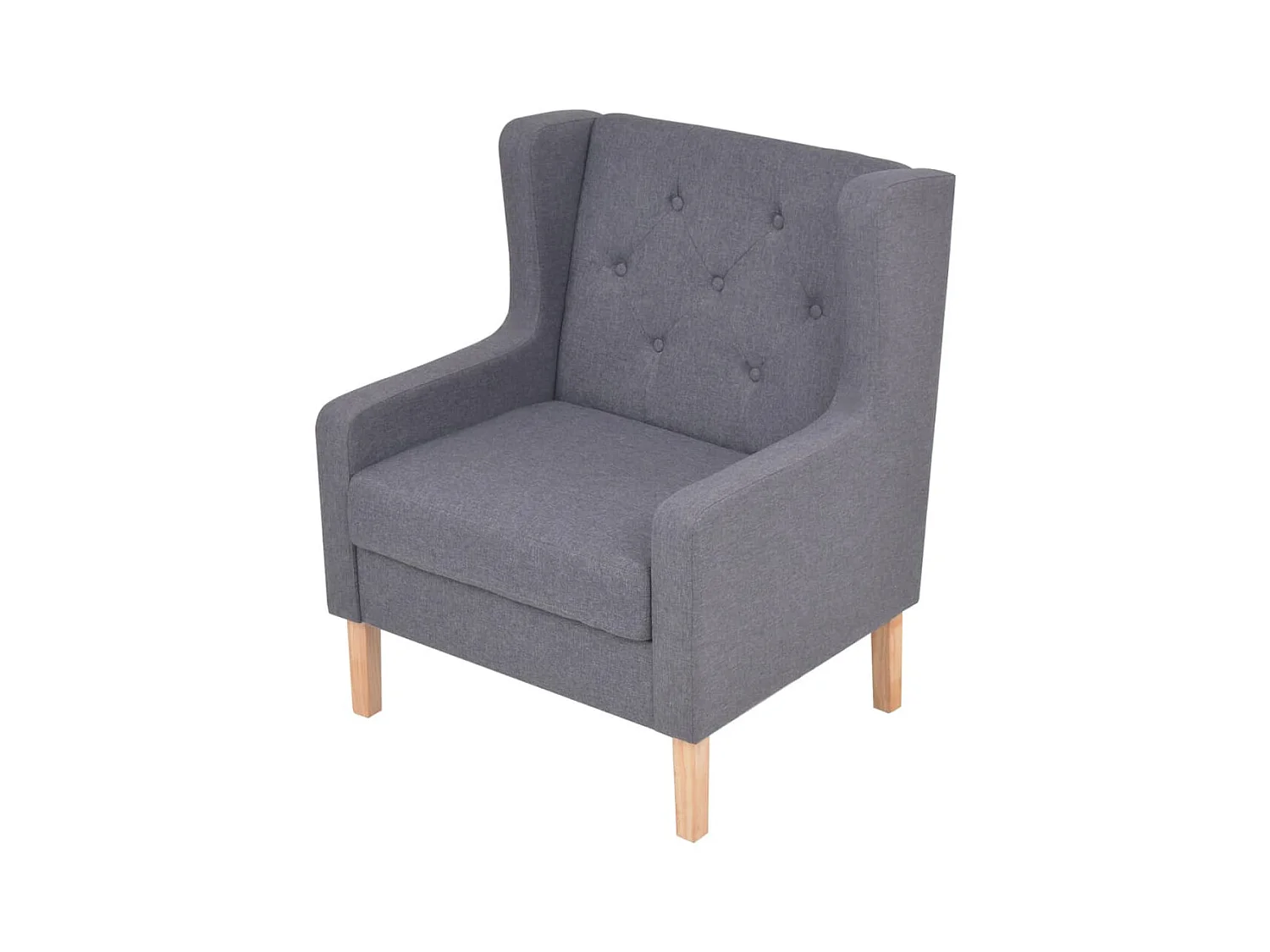 Ensemble de canapés 3 pièces tissu gris