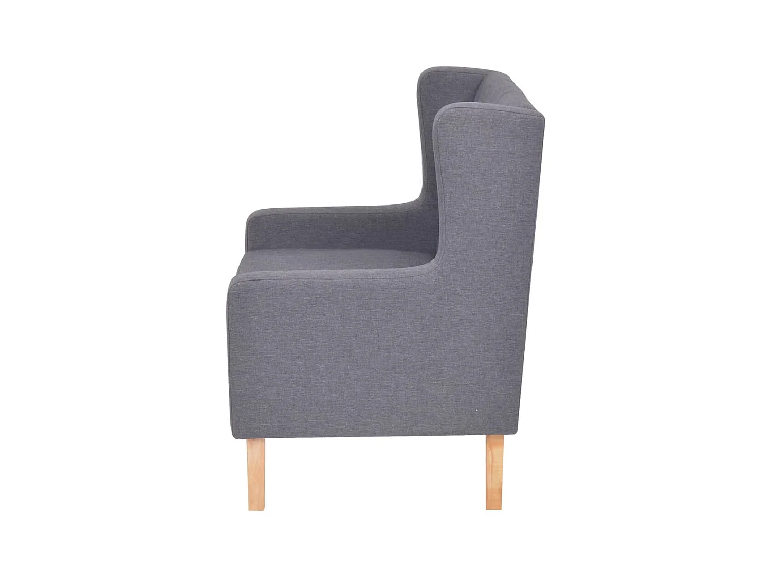 Ensemble de canapés 3 pièces tissu gris