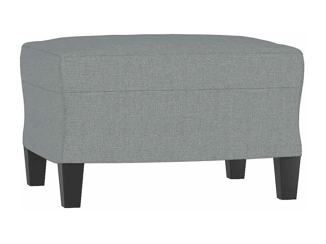 Ensemble de canapés 3 pièces coussins gris clair tissu