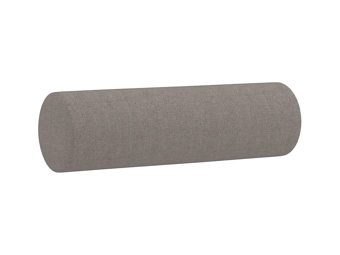 Ensemble de canapés 2 pièces avec coussins taupe tissu