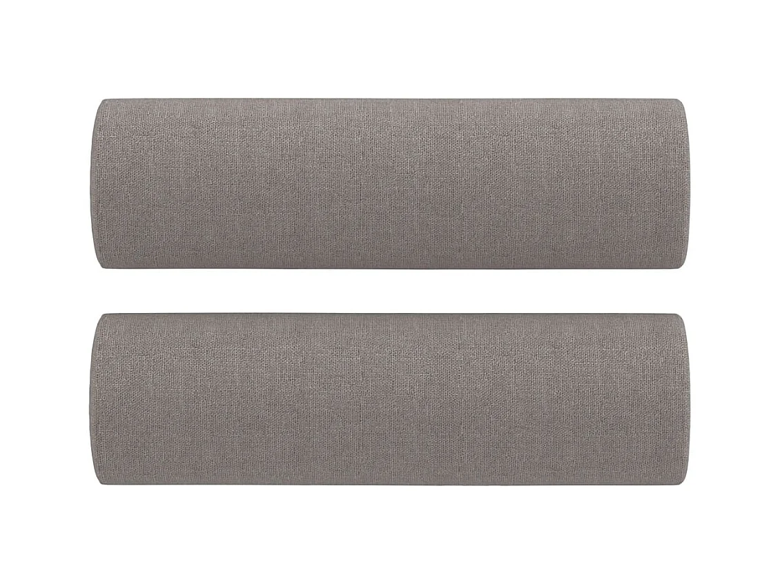 2-delige Loungeset met kussens stof taupe