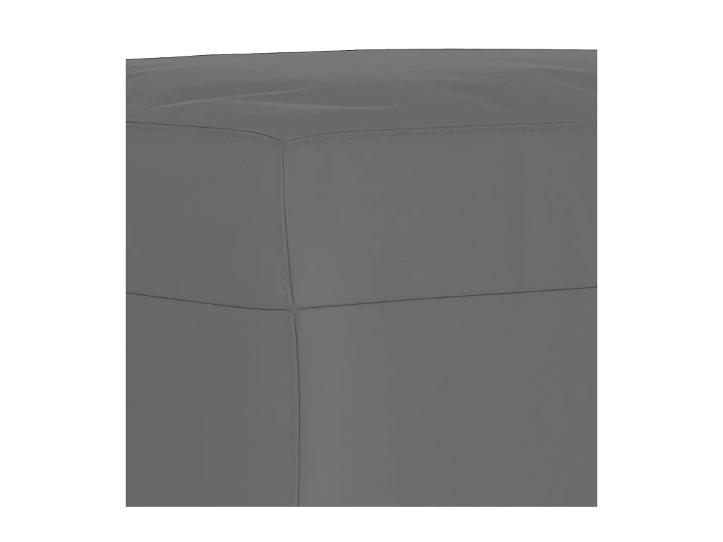 Ensemble de canapés 4 pièces coussins gris foncé tissu microfibre