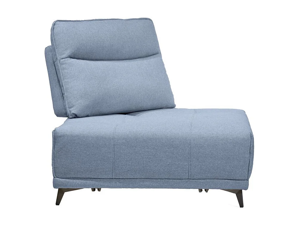 Angle pour canapé modulable tissu bleu clair dossier réglable - GINA