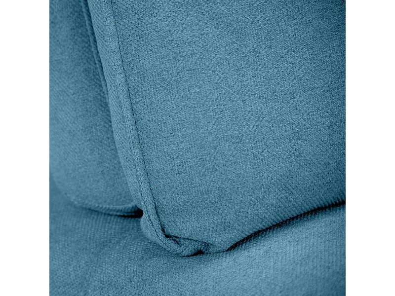 Angle pour canapé modulable en tissu bleu dossier réglable - GINA