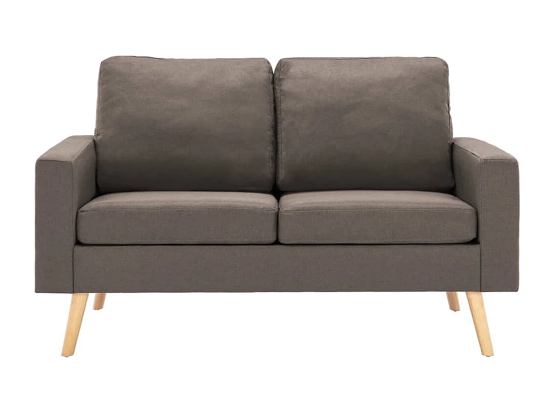 Ensemble de canapés 2 pièces Tissu Taupe