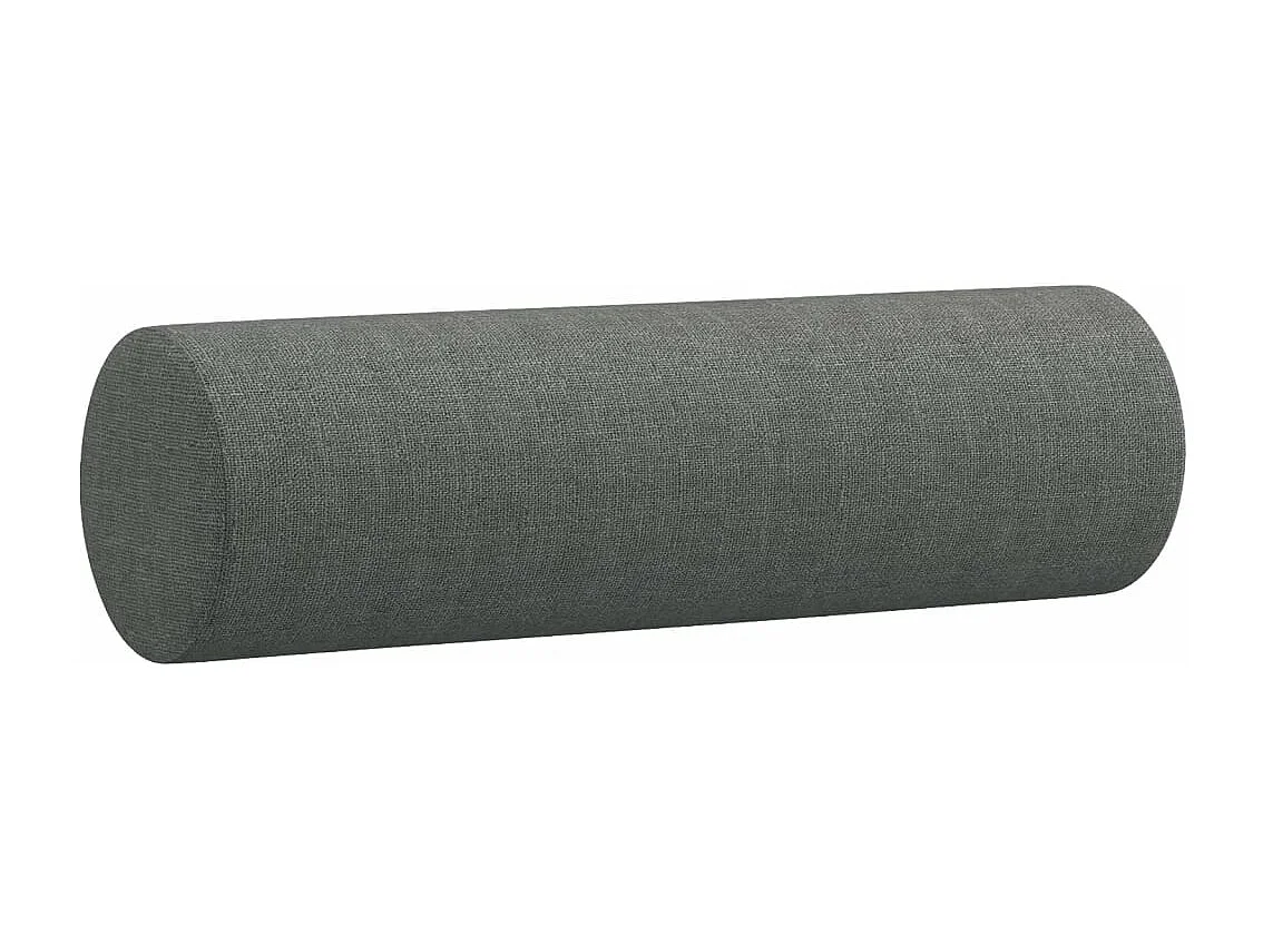 Ensemble de canapés 3 pièces coussins gris foncé tissu