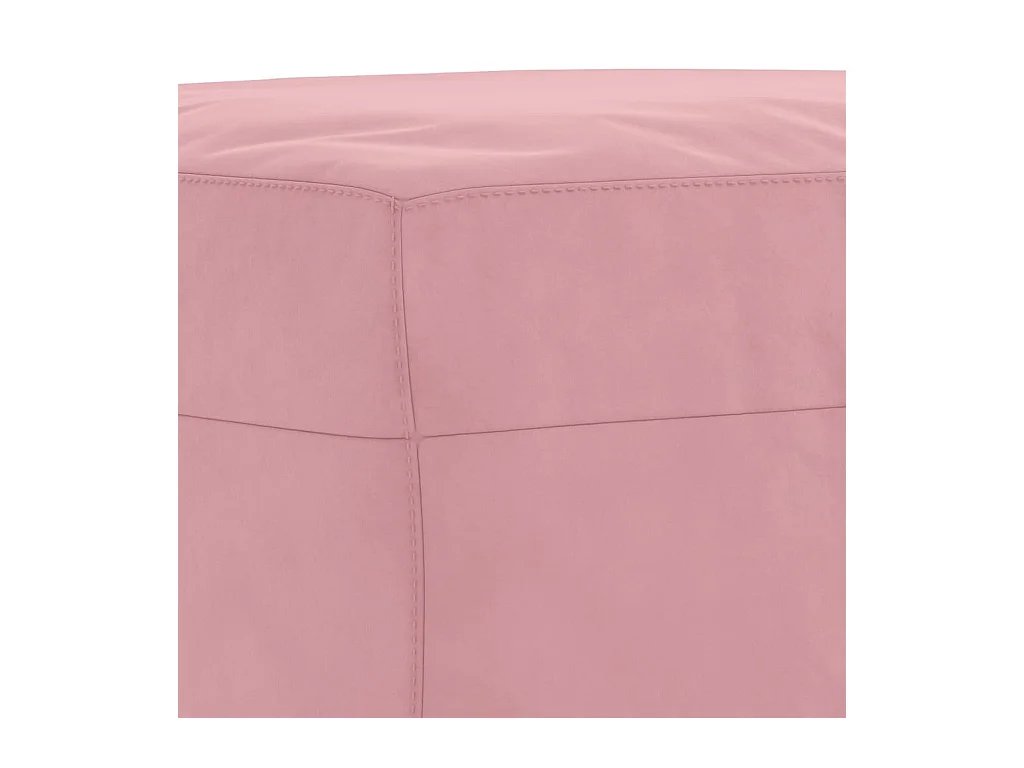 Ensemble de canapés 4 pièces rose velours