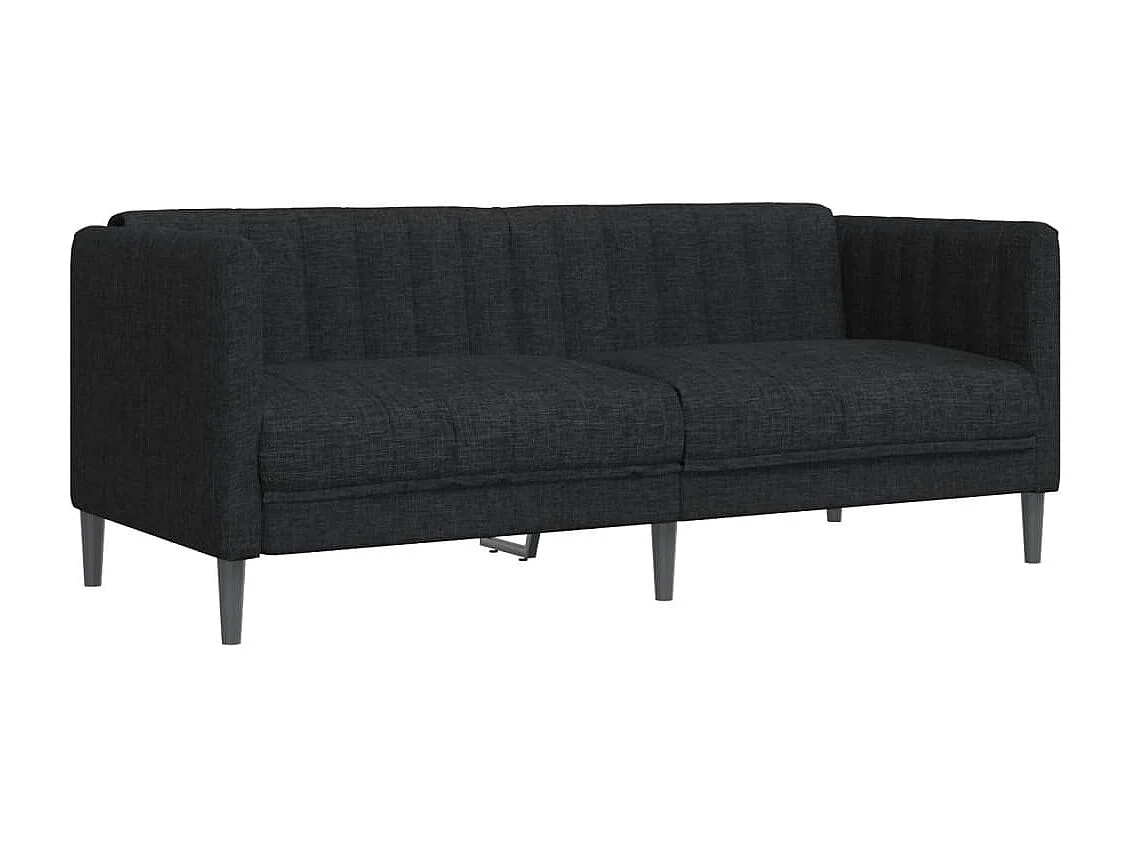 2-delige Loungeset stof zwart