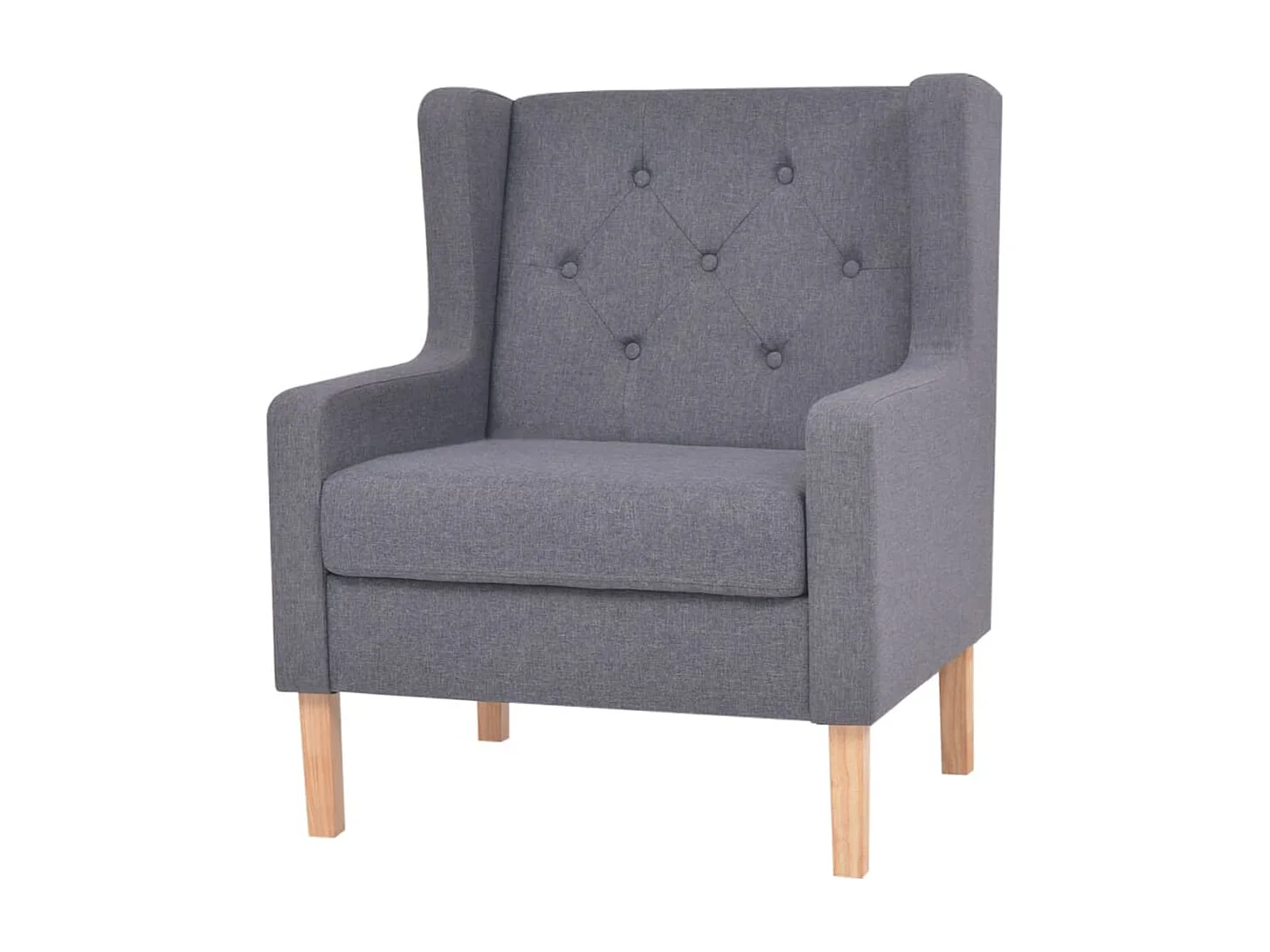 Ensemble de canapés 2 pièces tissu gris