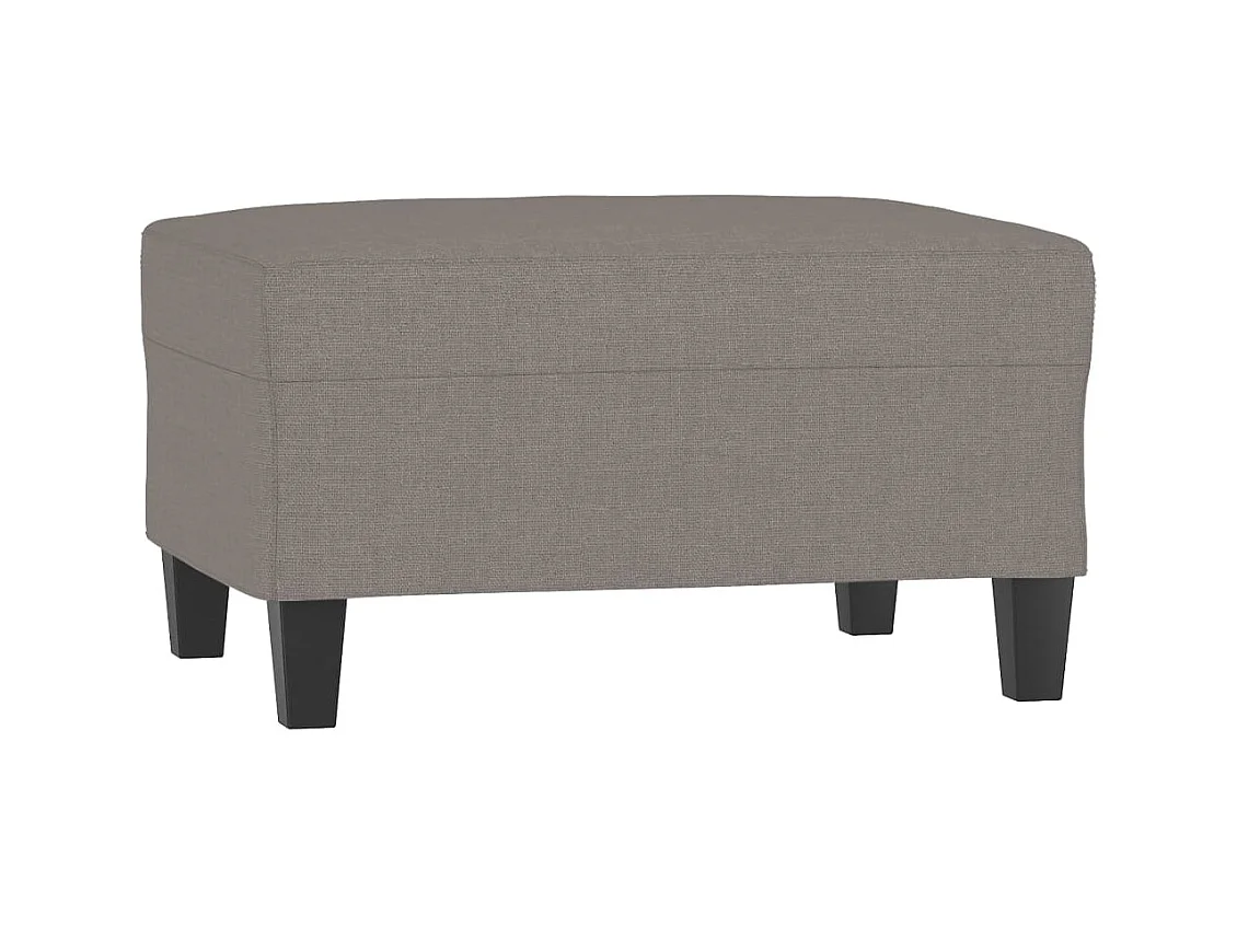 Juego de sofás con cojines 4 piezas tela gris taupe