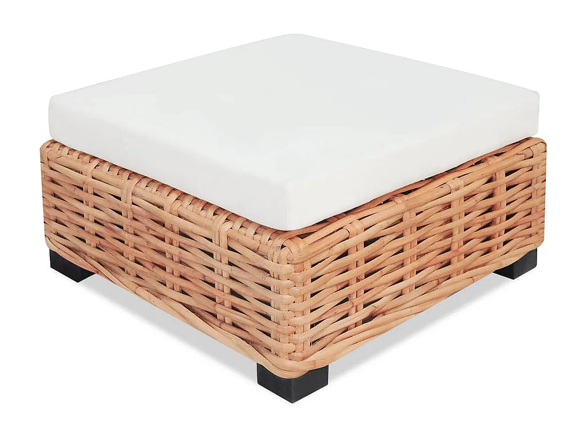 Jeu de canapés 16 pièces Rotin naturel