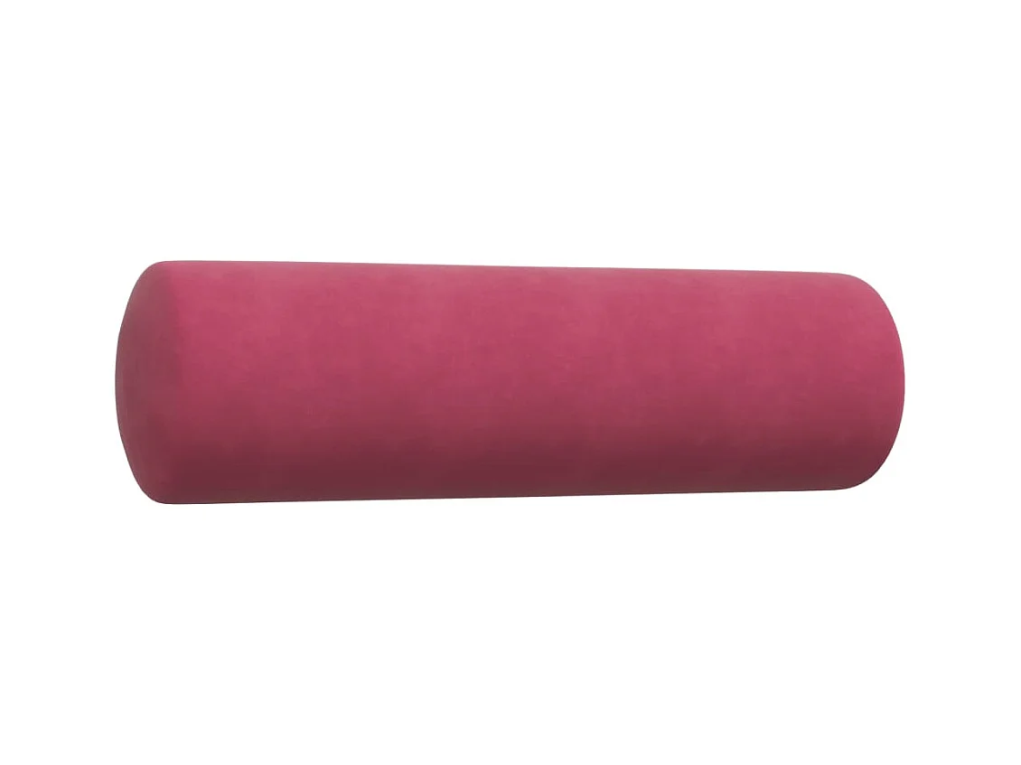 Ensemble de canapés 3 pièces avec coussins et traversins velours