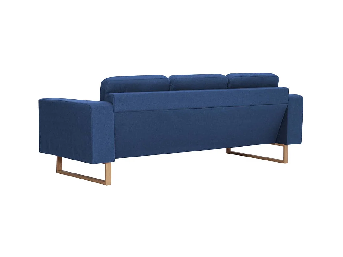 Ensemble de canapé 2 pièces Tissu Bleu