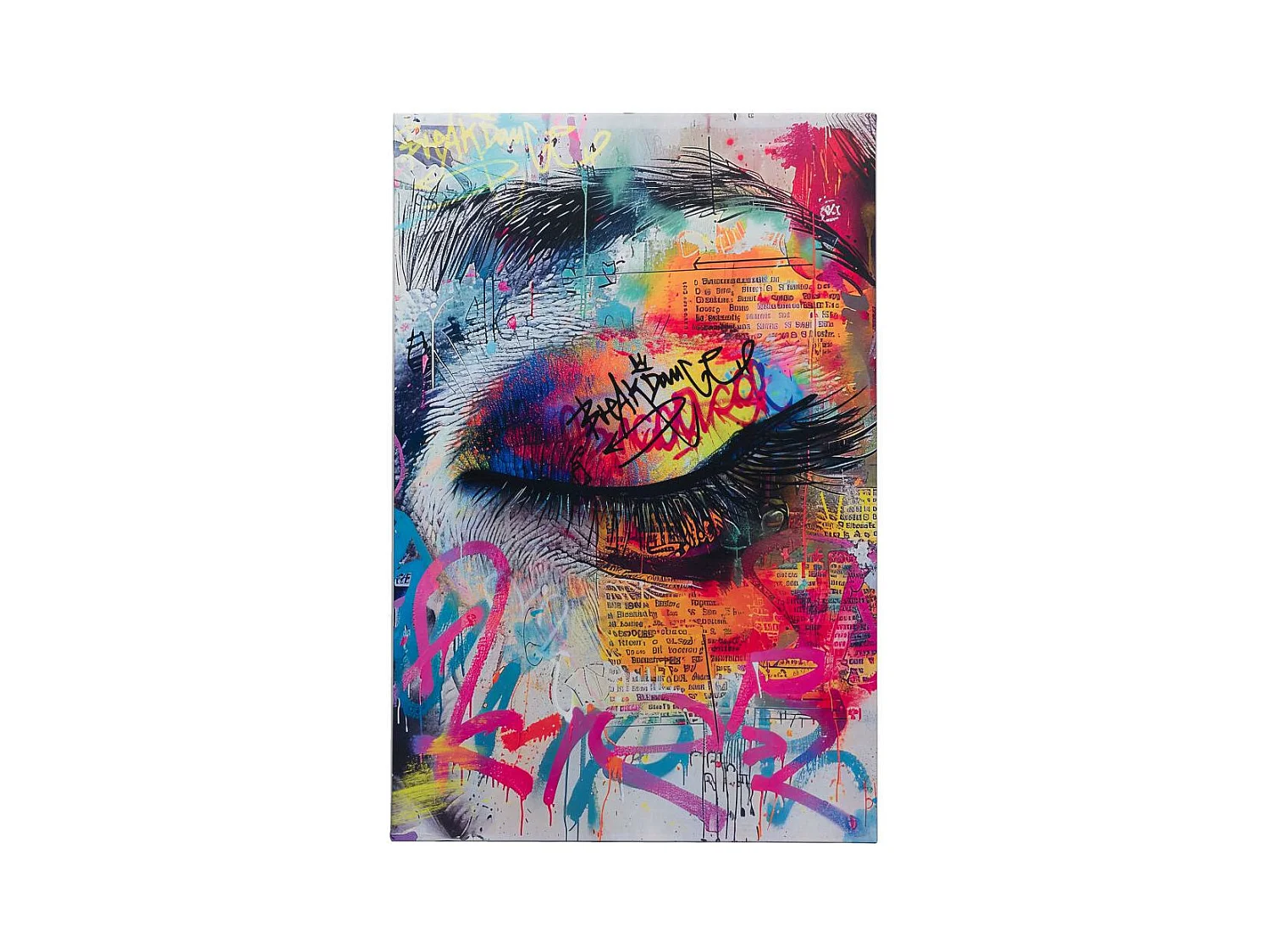 Toile Street art 80x120 cm