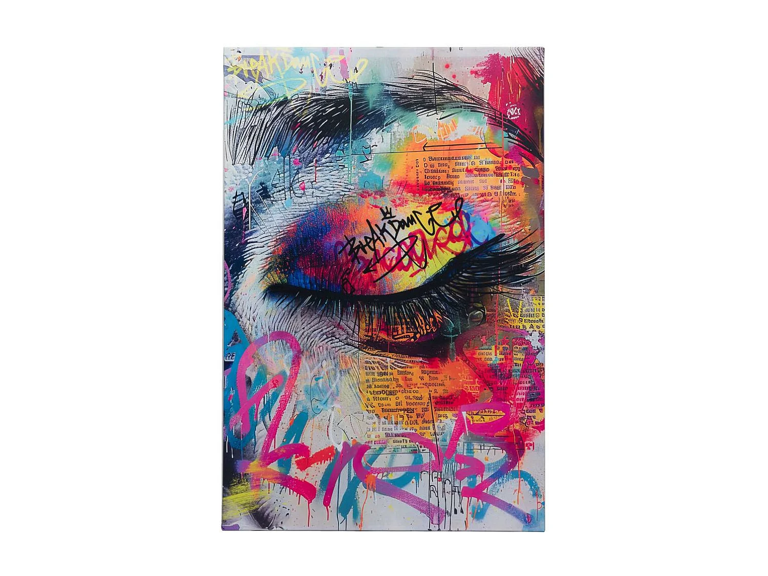 Toile Street art 80x120 cm