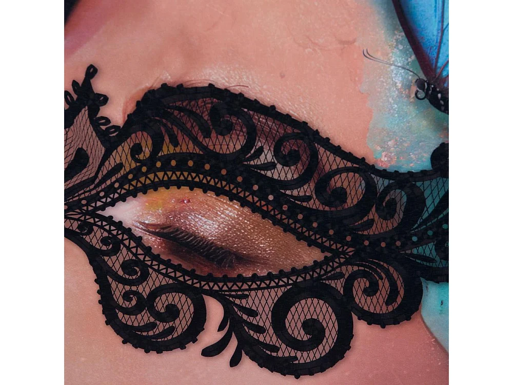 Toile masque Papillon 100x100 cm