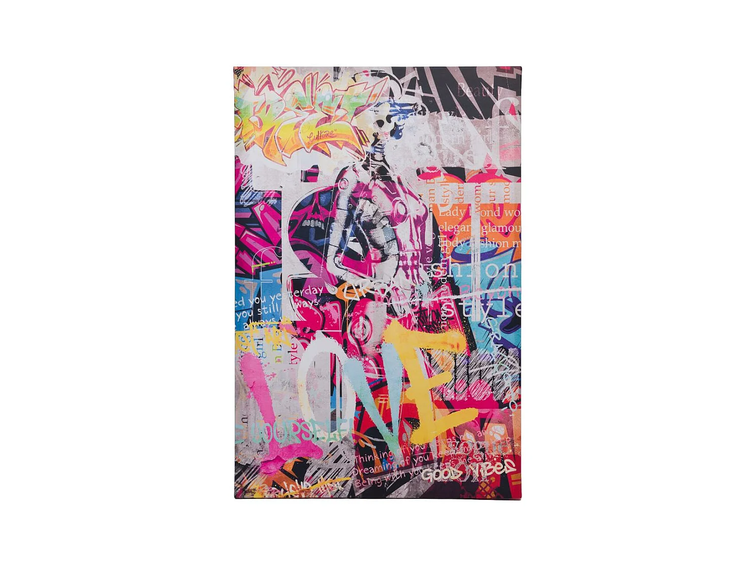 Toile Love Street art 80x120 cm