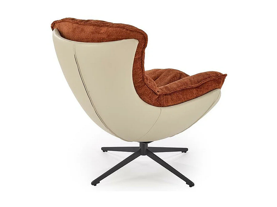 Poltroncina Lobster/Tessuto&finta pelle/Rame&Beige