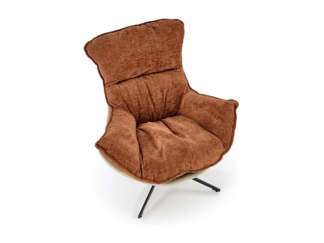 Poltroncina Lobster/Tessuto&finta pelle/Rame&Beige