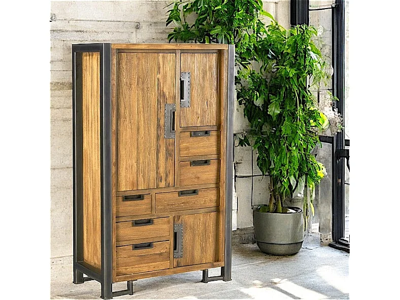 Buffet haut bois de teck naturel CANADA