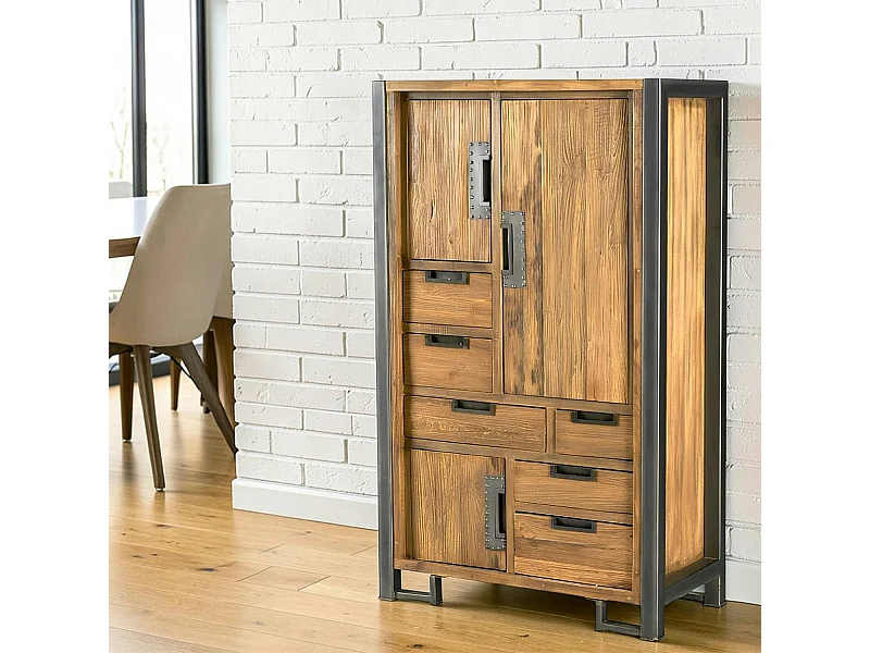 Buffet haut bois de teck naturel CANADA