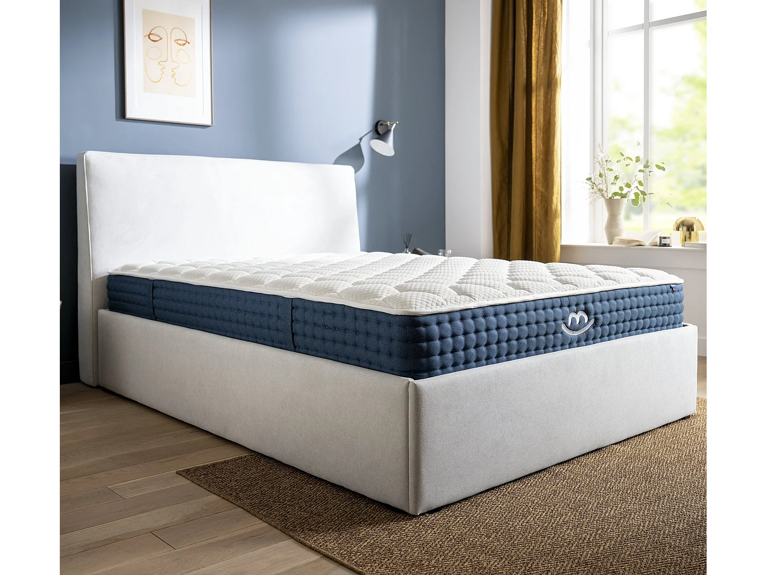 Matelas premium hybride mémoire de forme 140x200 épais 26cm