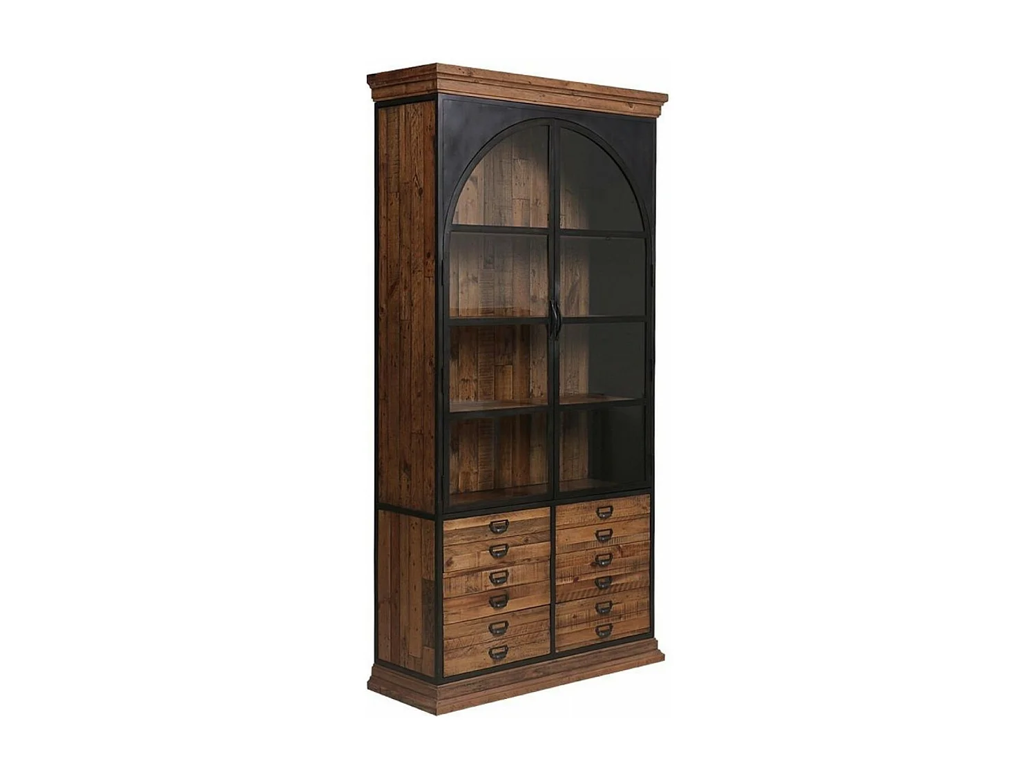 Vaisselier 2 portes Bois Marron - Manufacture Interior's