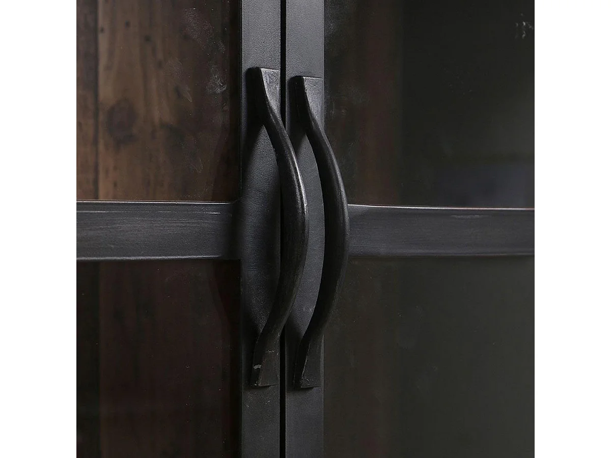 Vaisselier 2 portes Bois Marron - Manufacture Interior's