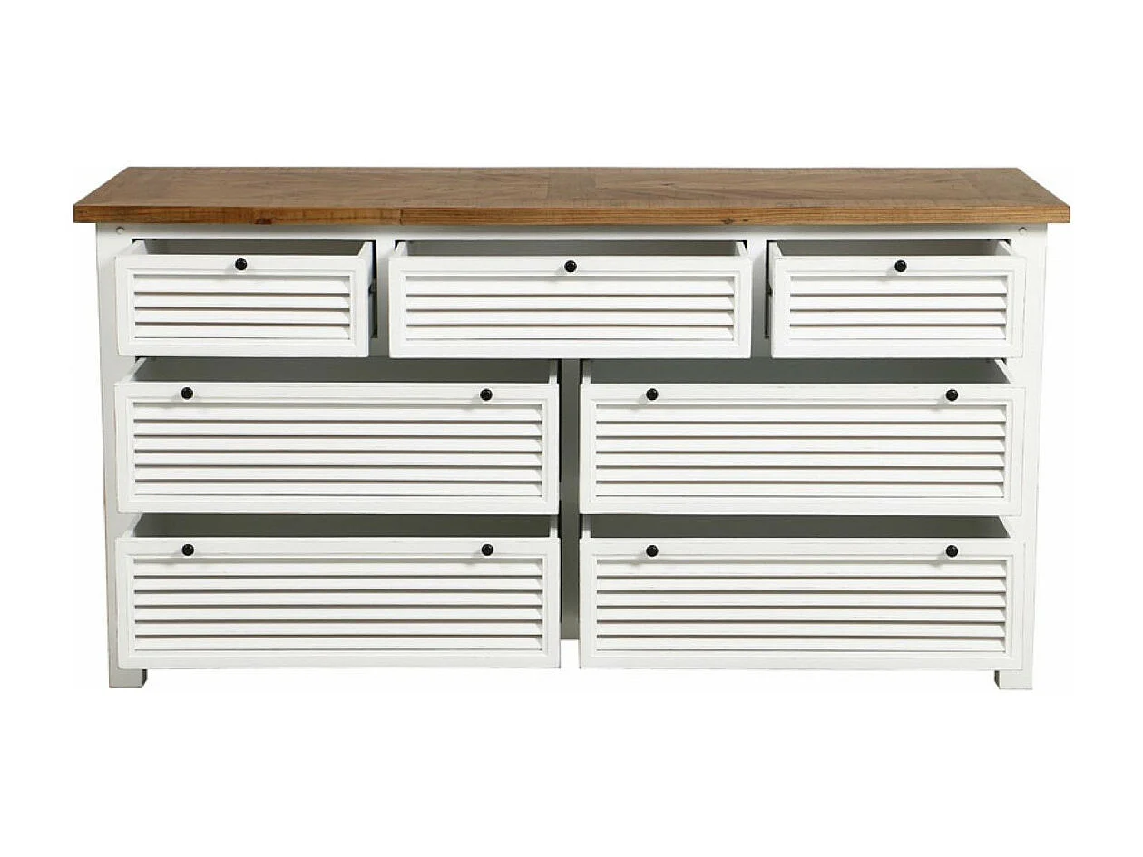 Commode mercerie Bois Blanc - Vénitiennes Interior's