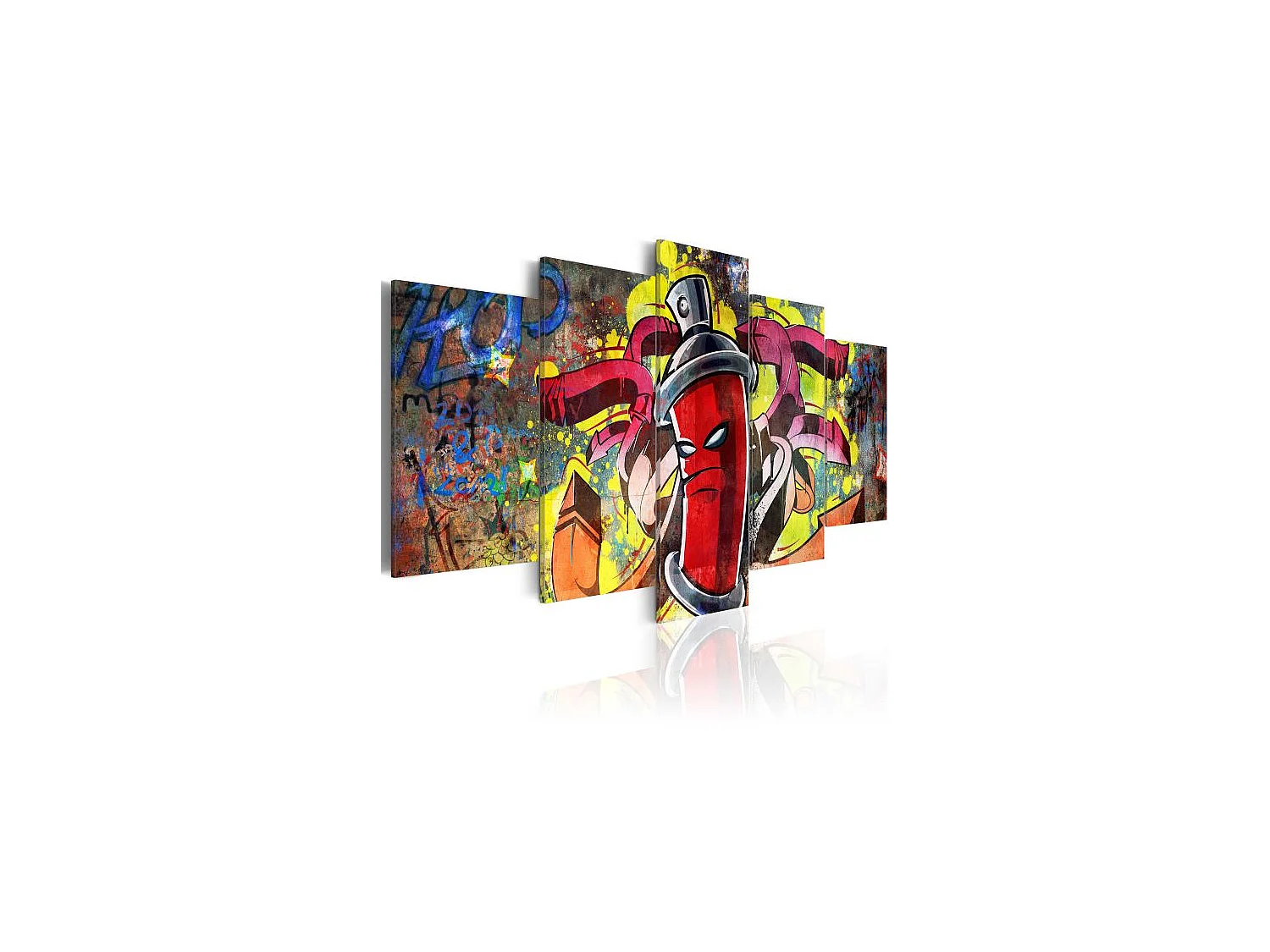 Tableau Angry spray can 200x100 cm