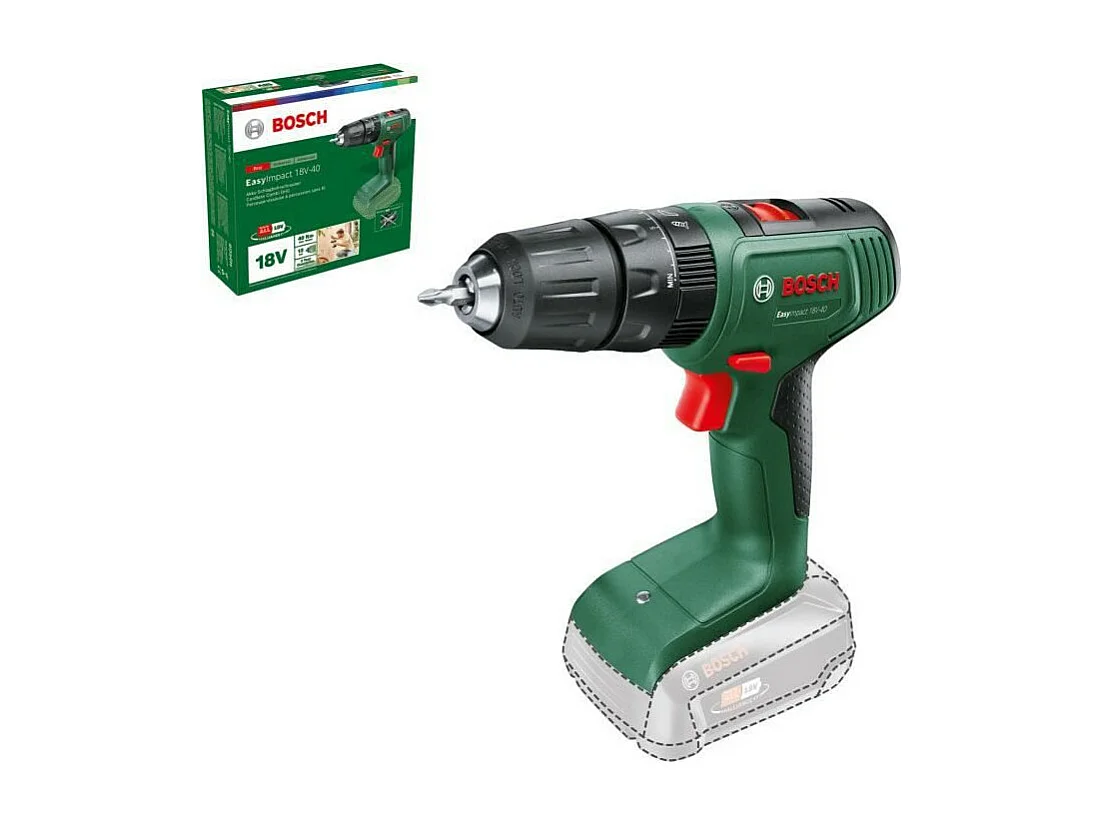 Perceuse visseuse a percussion Bosch EasyImpact 18V40 (SANS batterie, SANS chargeur)