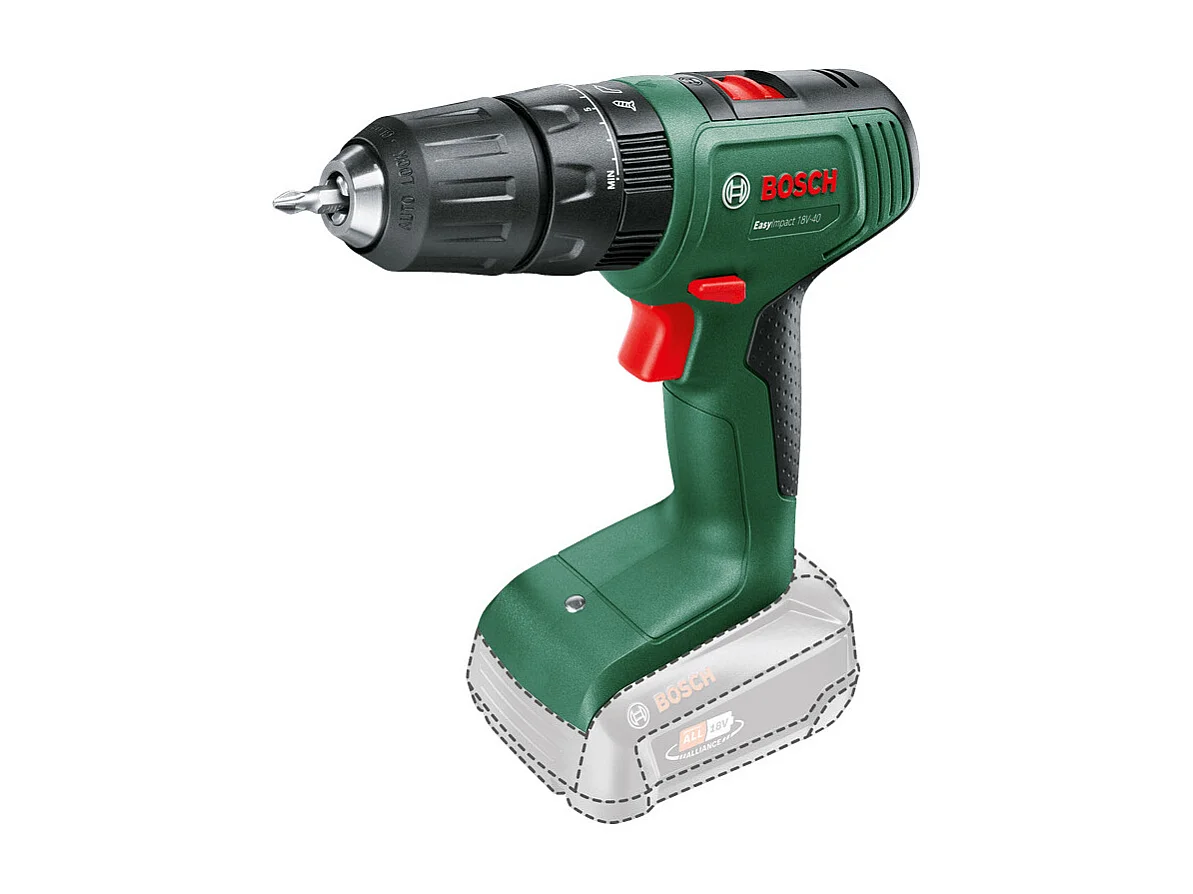 Bosch 0 603 9D8 100 cacciavite elettrico e avvitatore a impulso 1630 Giri/min Nero, Verde