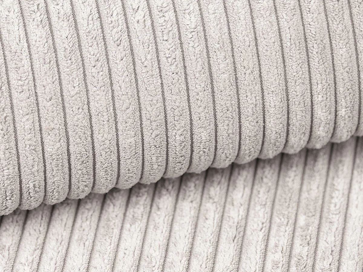 Ecksofa - Ecke rechts - Cord - Beige - ERYNEL