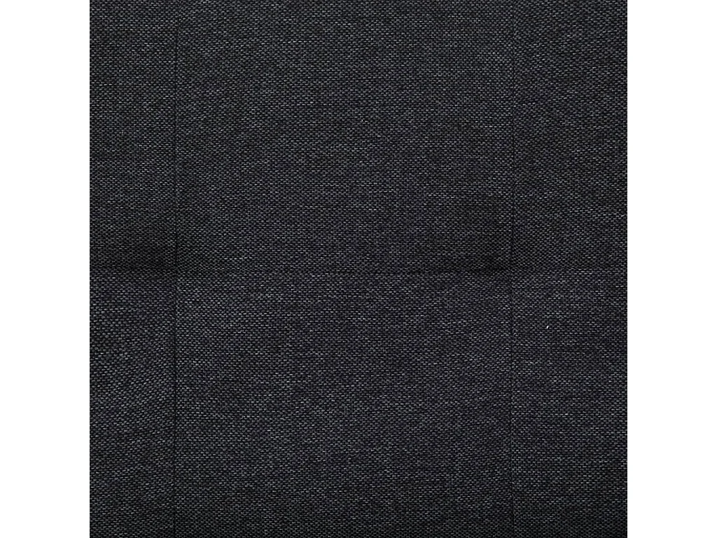 Canapé-lit avec deux oreillers Gris foncé Polyester